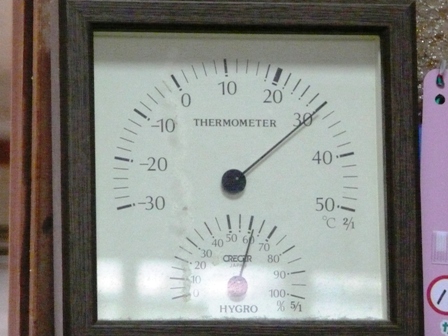 室温３０℃