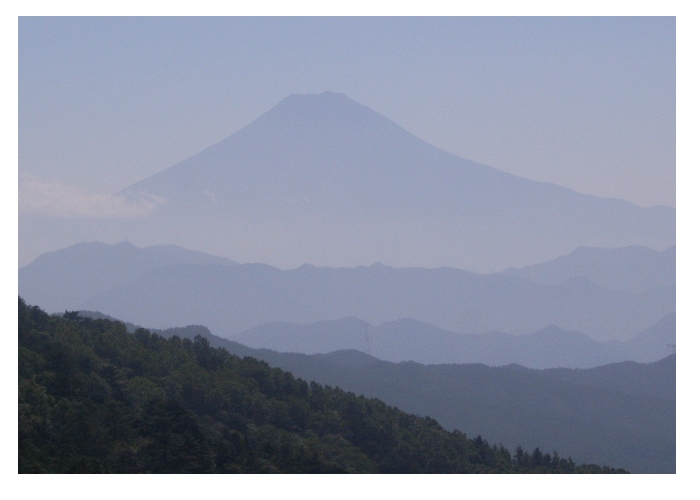 大菩薩峠の富士山