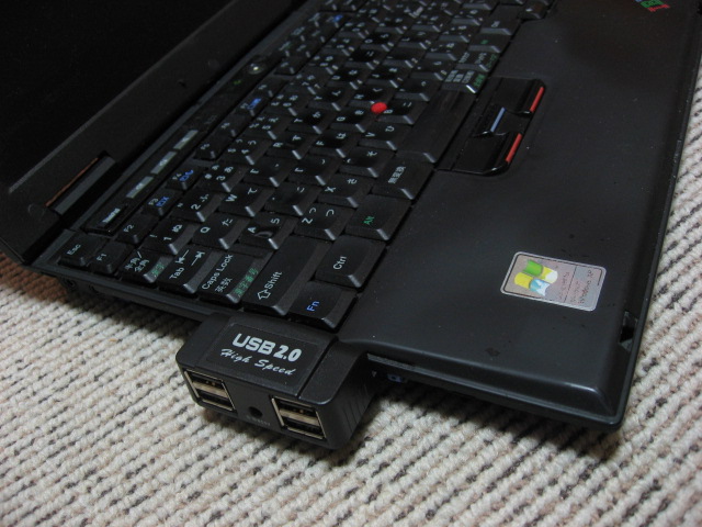 USB2.0カード PC挿入2